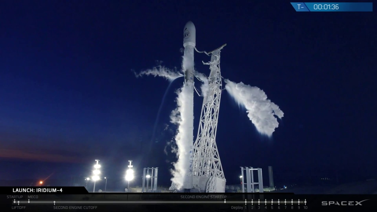 Space X Launch Over Arizona